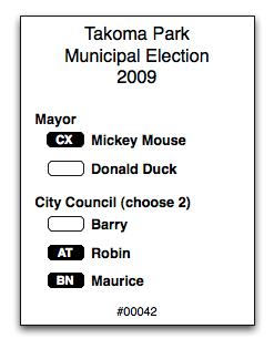 Cast Ballot