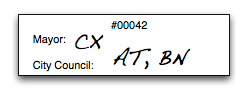 Ballot Receipt